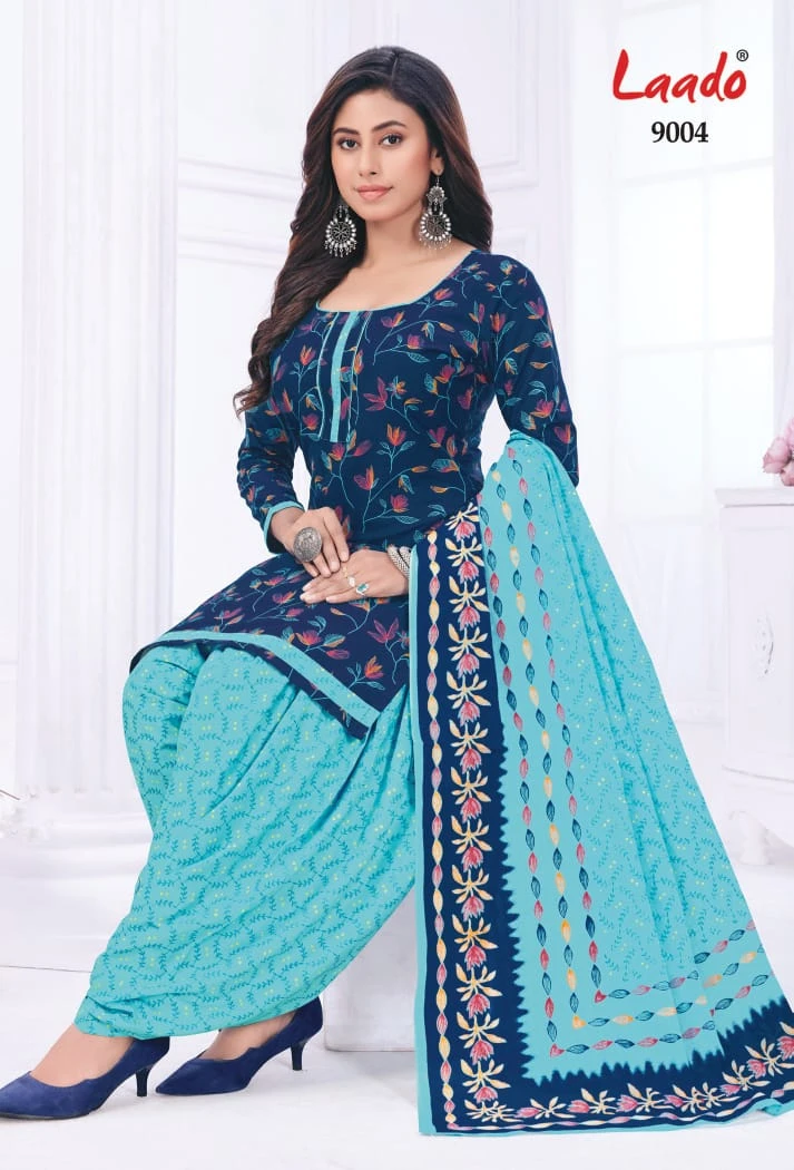 Laado Nadiya Patiyala Vol-9 - Dress Material